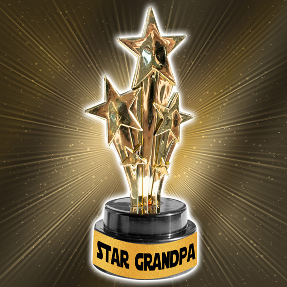 Star Grandpa Trophy - Grandpa Gifts - Buy Holiday Shop Gifts