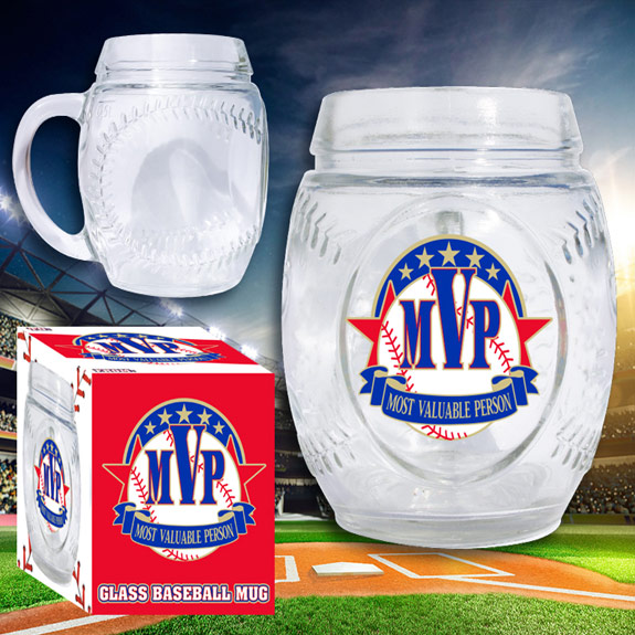 MVP Baseball Glass Mug