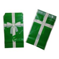 Small Plastic Holiday Gift Bags - 50 Pack