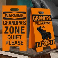 Grandpa Relaxation Zone Sign - Grandpa Gifts - Buy Holiday Shop Gifts